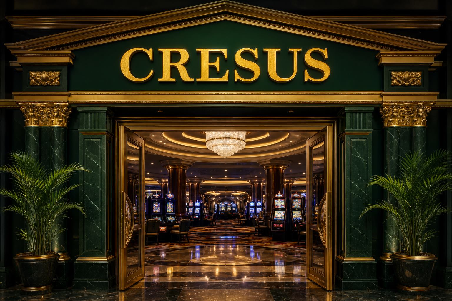 Cresus Casino login lobby