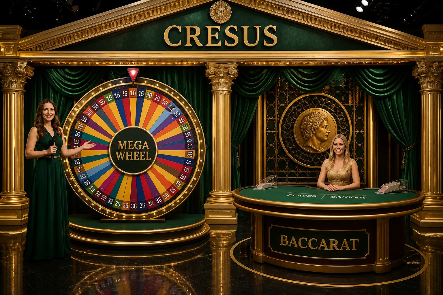 Cresus Casino live studio