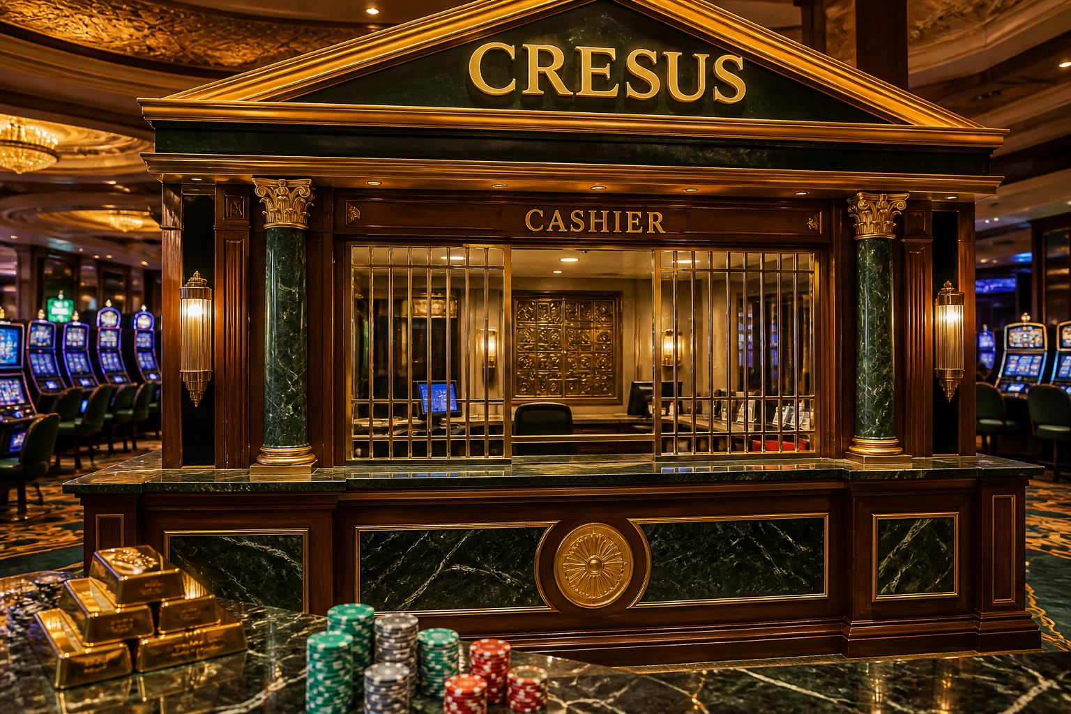 Cresus Casino cashier promo