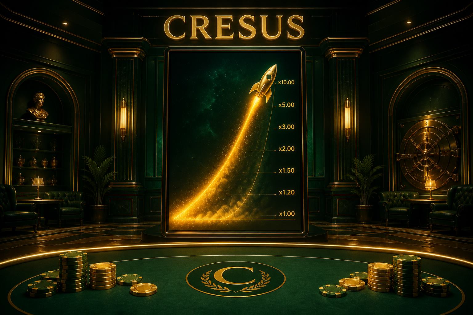 Cresus Casino crash promo