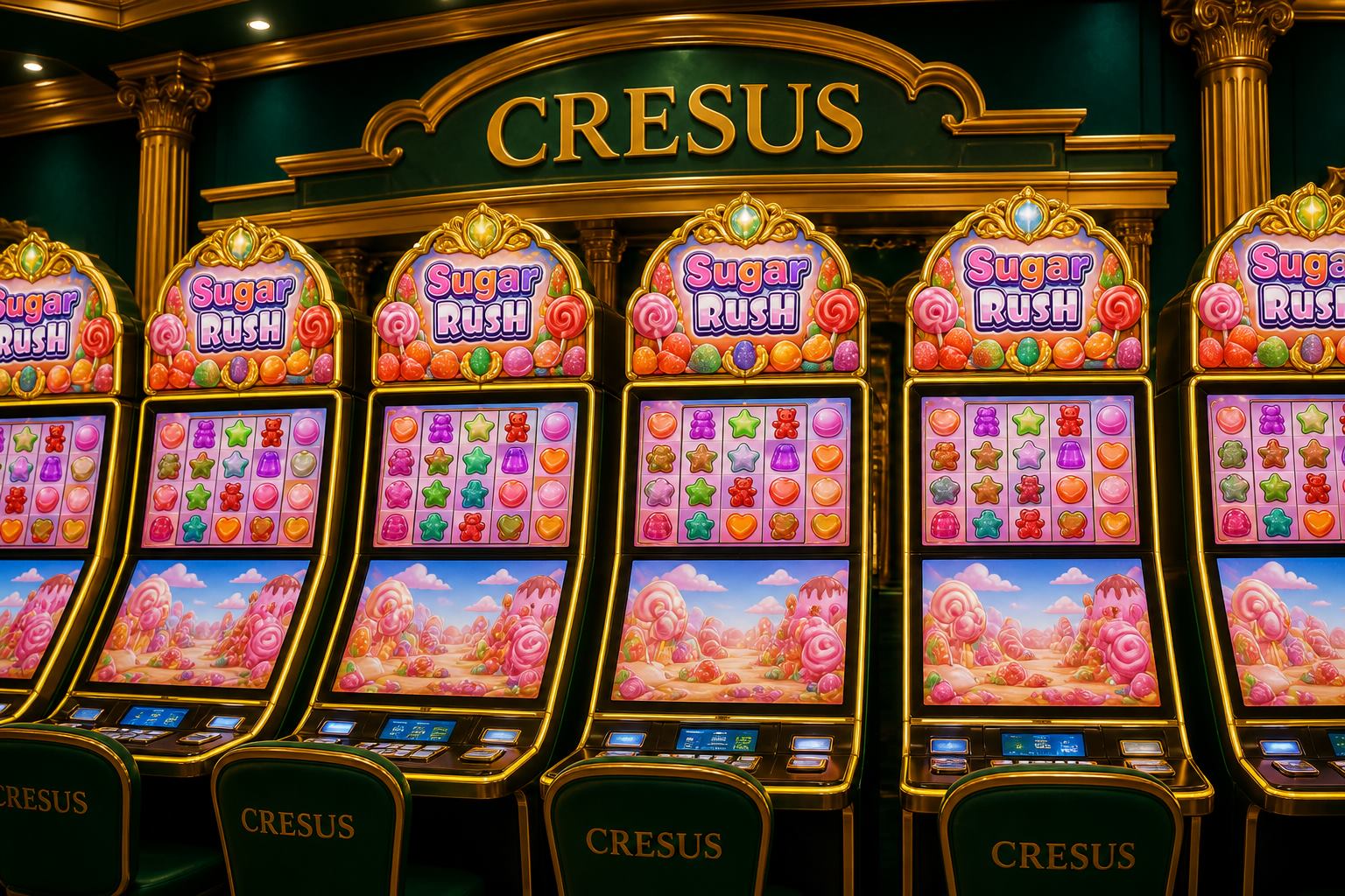 Cresus Casino slots promo